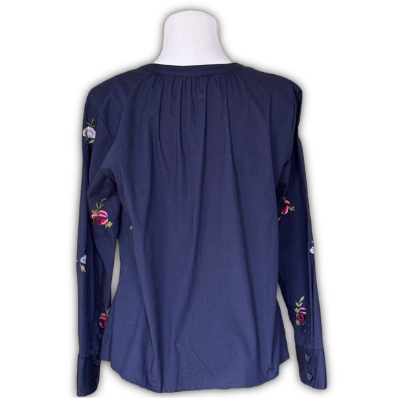 Wayward Fancies from eShakti Embroidered Women's Top Sz L /12 - Picture 2 of 7